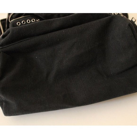 Versus Versace Lion Head Stud Canvas Backpack - Picture 14 of 16